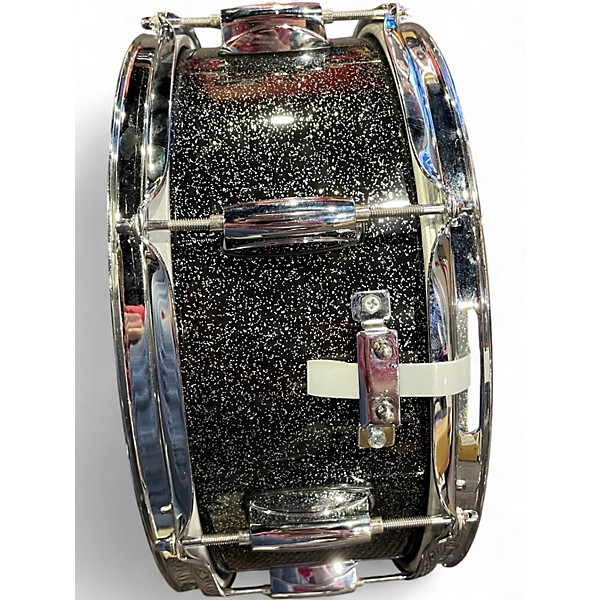 Used Gretsch Drums 14in Full Range Snare BLACK SPARKLE Drum