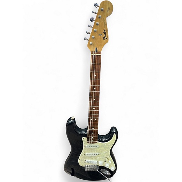 Used Fender Squire series stratocaster Black Solid Body Electric Guitar