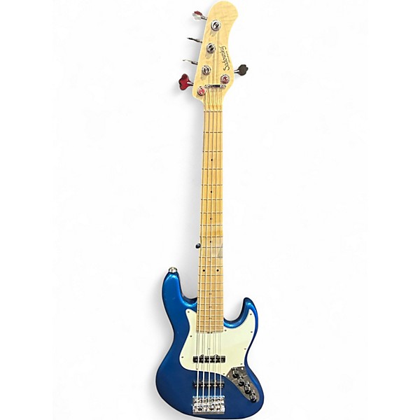 Used Shadowsky Sadowsky MetroExpress Vintage J/J Bass 5-String BLUE Electric Bass Guitar