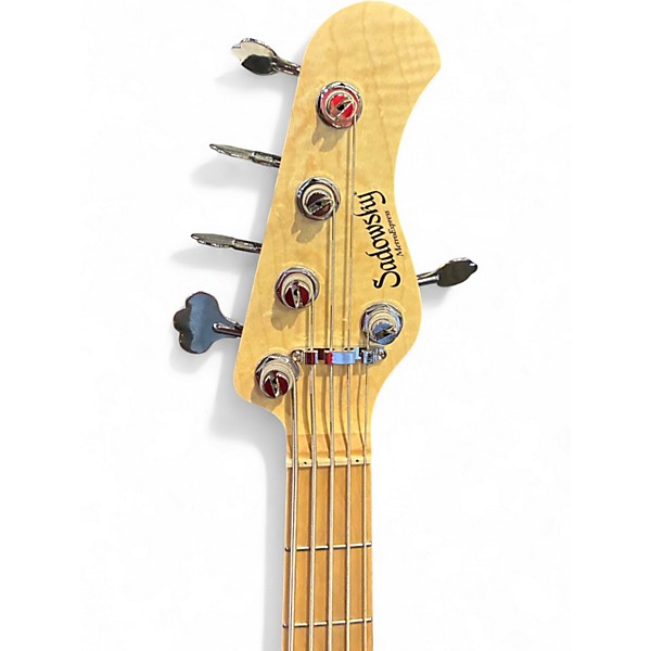 Used Shadowsky Sadowsky MetroExpress Vintage J/J Bass 5-String BLUE Electric Bass Guitar