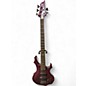 Used ESP LTD F155DX 5 String Trans Purple Electric Bass Guitar thumbnail