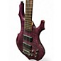 Used ESP LTD F155DX 5 String Trans Purple Electric Bass Guitar