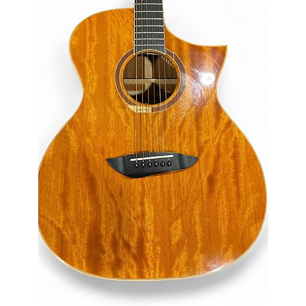 Used Gopher Wood G-420 Natural Acoustic Electric Guitar