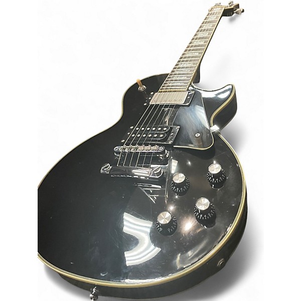 Used Epiphone Les Paul Custom Black and White Solid Body Electric Guitar
