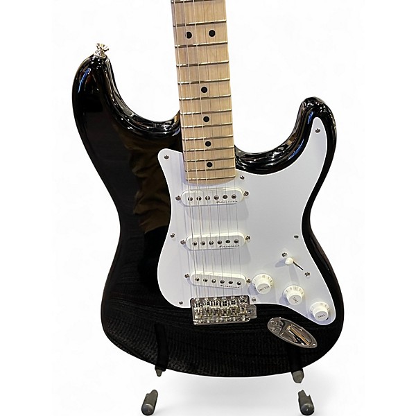 Used Fender Artist Series Eric Clapton Stratocaster Black Solid Body Electric Guitar