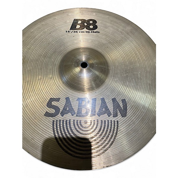 Used SABIAN 14in B8 Hi Hat Pair Cymbal