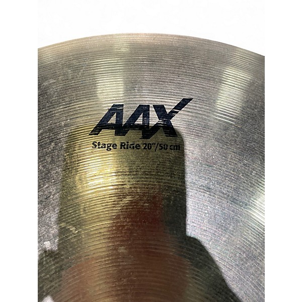 Used SABIAN 20in AAX Stage Ride Cymbal