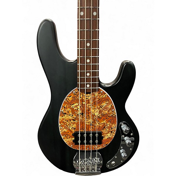 Used Sterling by Music Man StingRay Black Electric Bass Guitar
