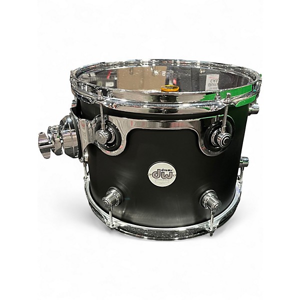 Used DW 4 Piece Design Series Satin Black Drum Kit