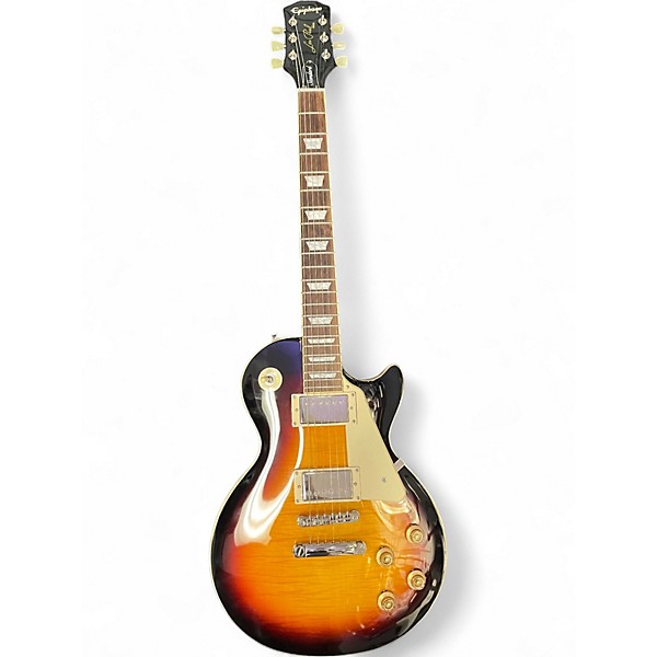 Used Epiphone Les Paul Standard 1950s Vintage Sunburst Solid Body Electric Guitar