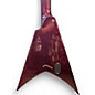 Used ESP LTD KH-V Kirk Hammett Signature Red Sparkle Solid Body Electric Guitar