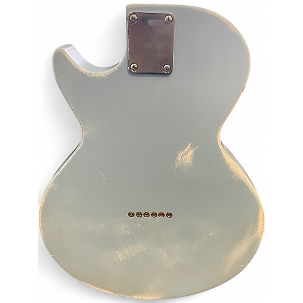 Used Warmoth Partscaster Light Relic Blue Solid Body Electric Guitar