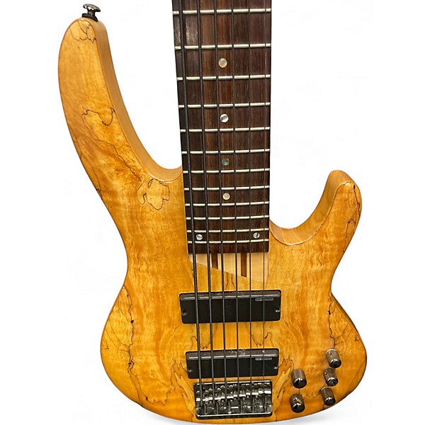 Used ESP LTD B-206SM Worn Natural Electric Bass Guitar