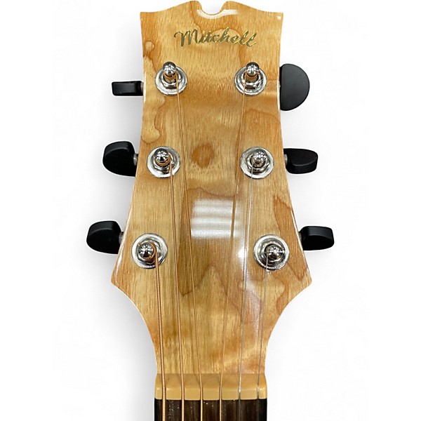 Used Mitchell MX400QAB Natural Acoustic Electric Guitar