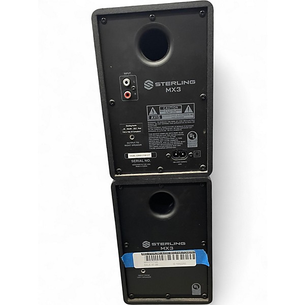 Used Sterling Audio MX3 Pair Powered Monitor