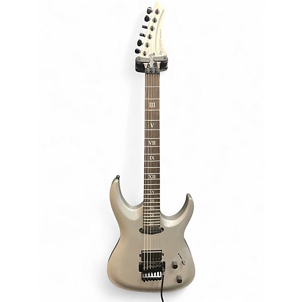 Used Leo Jaymes Tsunami Metallic Silver Solid Body Electric Guitar
