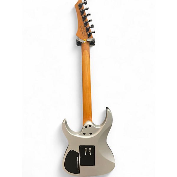Used Leo Jaymes Tsunami Metallic Silver Solid Body Electric Guitar