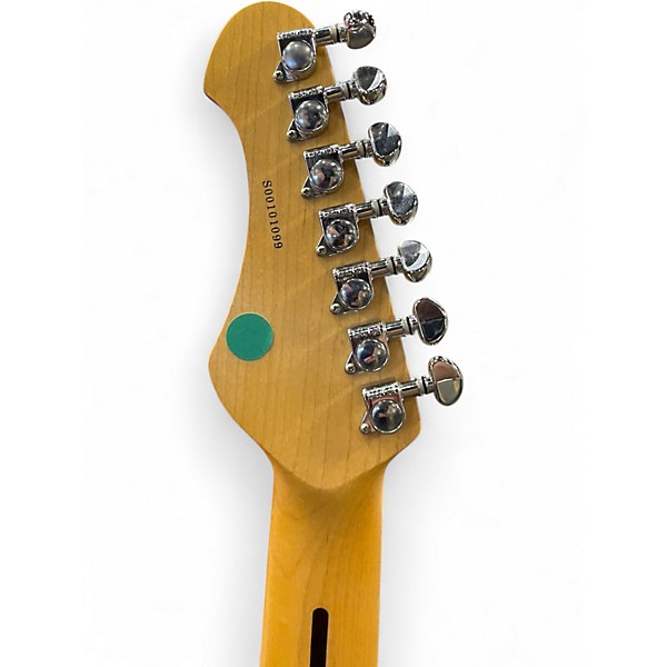 Used Samick SKN700 Green Solid Body Electric Guitar