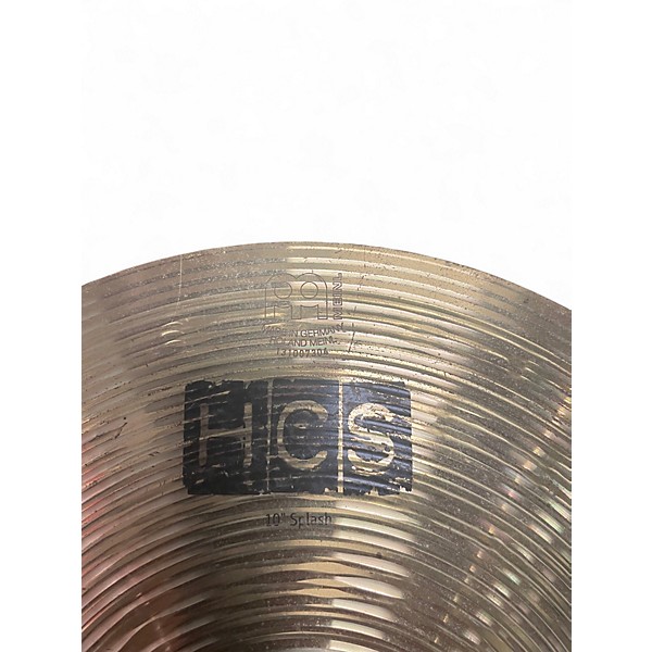 Used MEINL 10in HCS Splash Cymbal