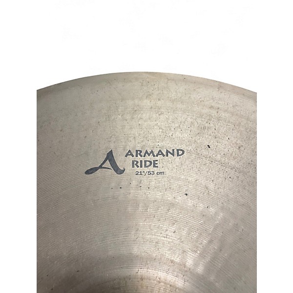 Used Zildjian 21in Armand Series Ride Cymbal