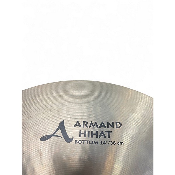 Used Zildjian 14in Armand Series Hi Hat Pair Cymbal