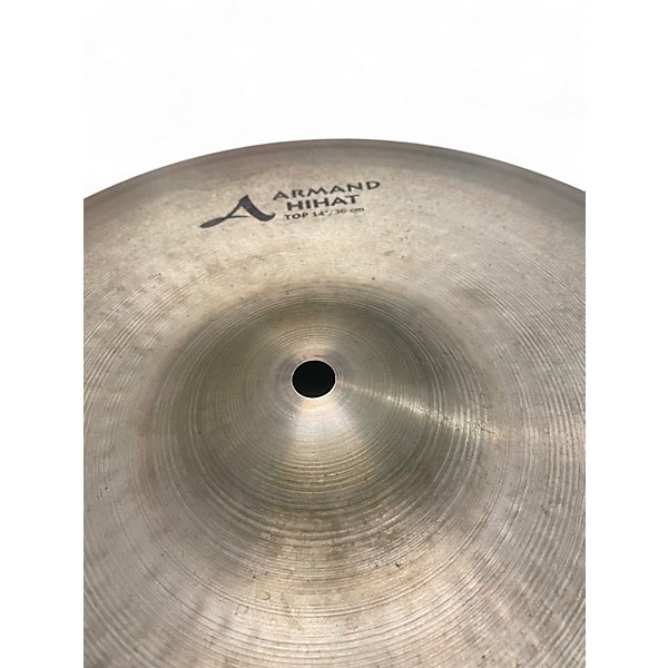 Used Zildjian 14in Armand Series Hi Hat Pair Cymbal