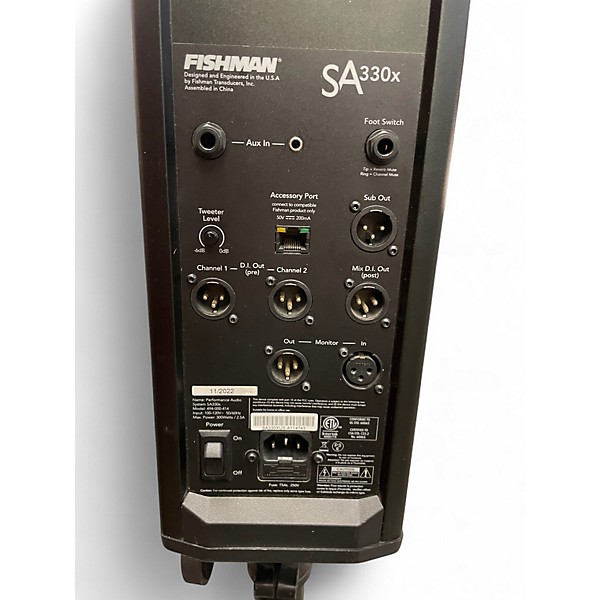 Used 2022 Fishman SA 330X Powered Speaker