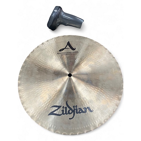 Used Zildjian 14in Mastersound Hi Hat Bottom Cymbal