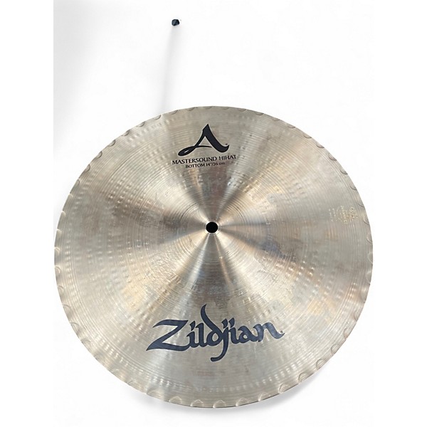Used Zildjian 14in Mastersound Hi Hat Bottom Cymbal