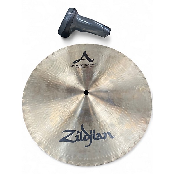 Used Zildjian 14in Mastersound Hi Hat Bottom Cymbal