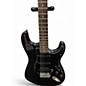 Used Squier Stratocaster HSS Metallic Black Solid Body Electric Guitar