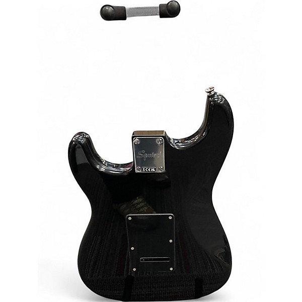 Used Squier Stratocaster HSS Metallic Black Solid Body Electric Guitar