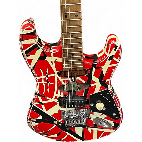 Used EVH Striped Series Frankie EVH STRIPES Solid Body Electric Guitar
