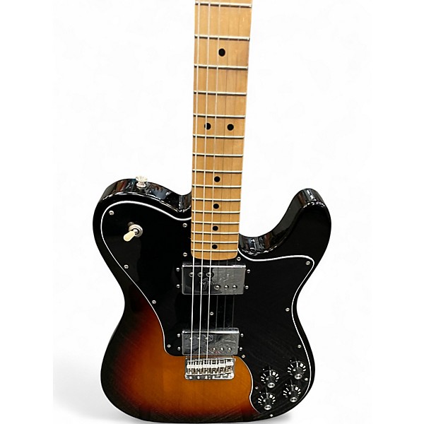 Used Fender Classic Series '72 Telecaster Deluxe 3 Tone Sunburst Solid Body Electric Guitar