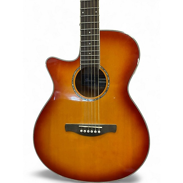 Used Ibanez AEG18LII-VV 2 Color Sunburst Acoustic Electric Guitar