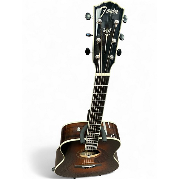 Used Fender PM-1 DELUXE SB Tobacco Burst Acoustic Electric Guitar