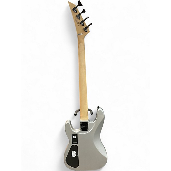 Used Jackson David Ellefson Concert CBX IV Silver Electric Bass Guitar