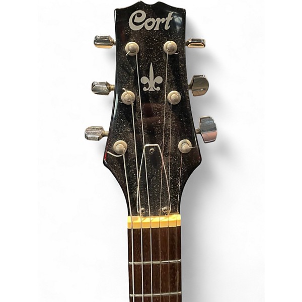 Used Cort les paull copy Black Solid Body Electric Guitar