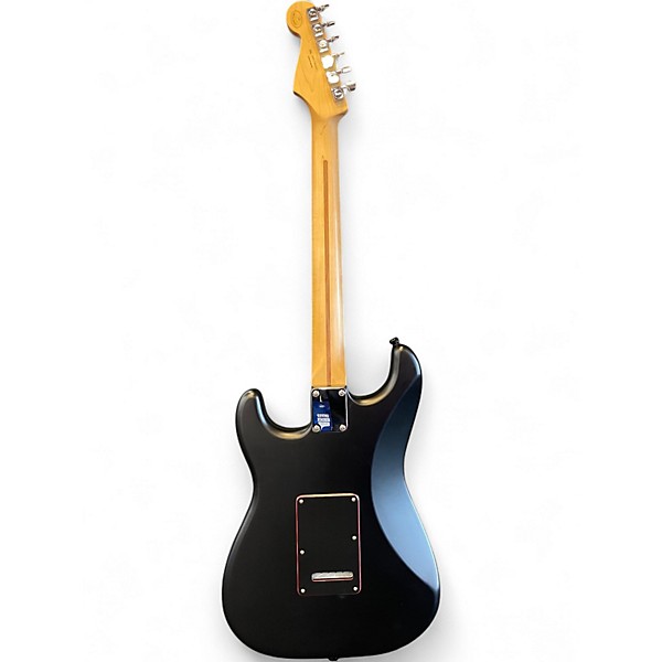 Used 2017 Fender Special Edition Noir Stratocaster HSS Black Solid Body Electric Guitar