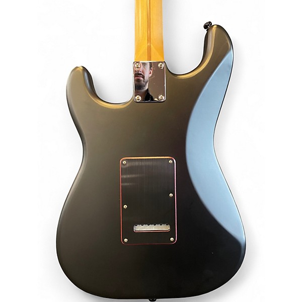 Used 2017 Fender Special Edition Noir Stratocaster HSS Black Solid Body Electric Guitar