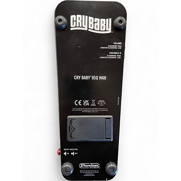 Used Dunlop GCB95 Original Crybaby Wah Effect Pedal