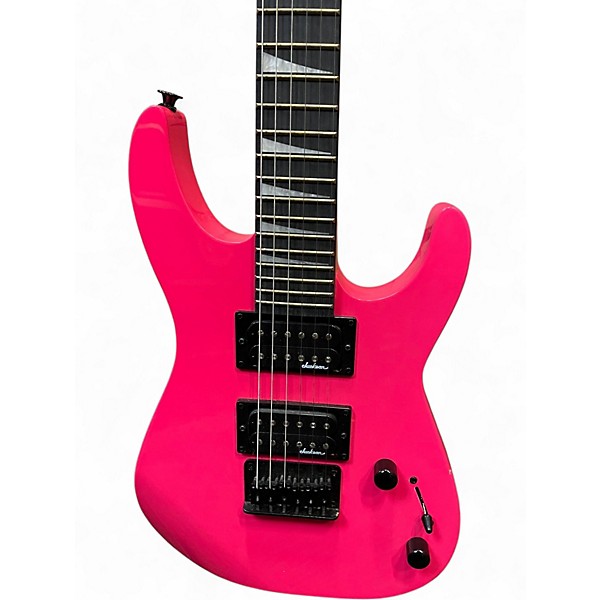 Used Jackson JS1X Minion Atomic Pink Solid Body Electric Guitar
