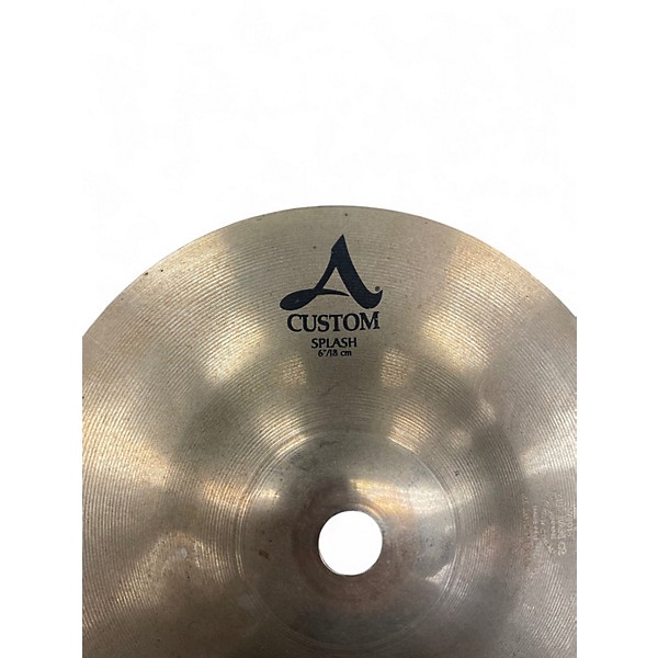 Used Zildjian 6in A CUSTOM 6" SPLASH Cymbal