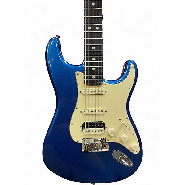 Used Fender American Ultra Stratocaster HSS Cobra Blue Solid Body Electric Guitar