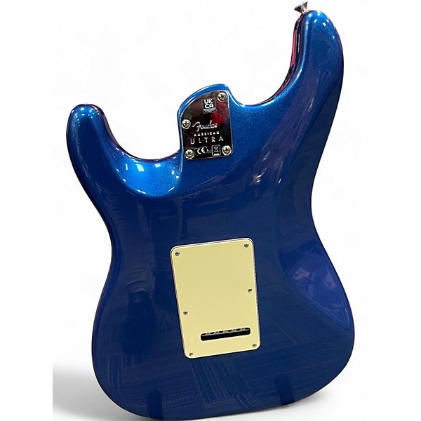Used Fender American Ultra Stratocaster HSS Cobra Blue Solid Body Electric Guitar