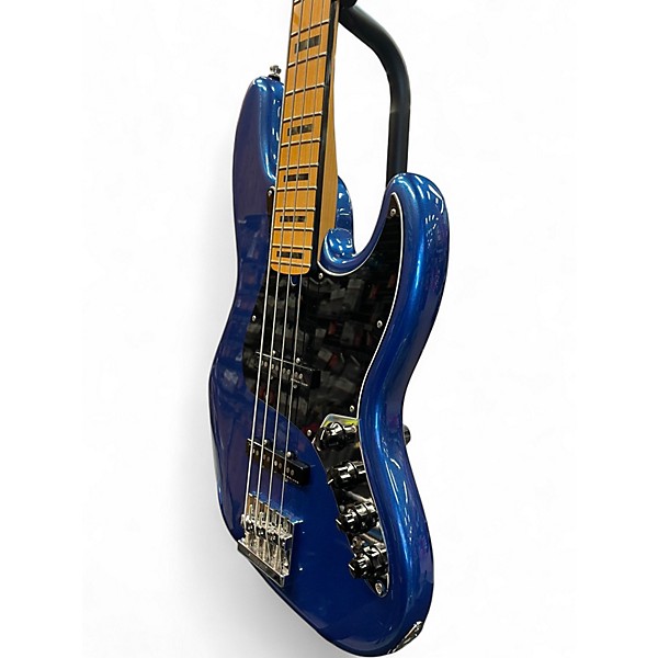 Used 2019 Fender American Elite Jazz Bass COBALT BLUE Electric Bass Guitar
