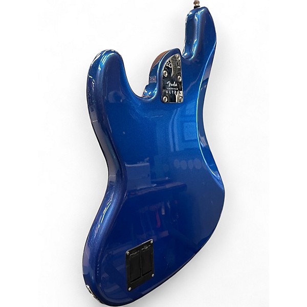 Used 2019 Fender American Elite Jazz Bass COBALT BLUE Electric Bass Guitar