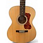 Used Guild OM240E Natural Acoustic Electric Guitar