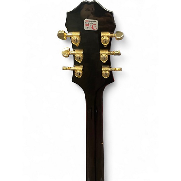 Used Epiphone Sheraton II Black Hollow Body Electric Guitar