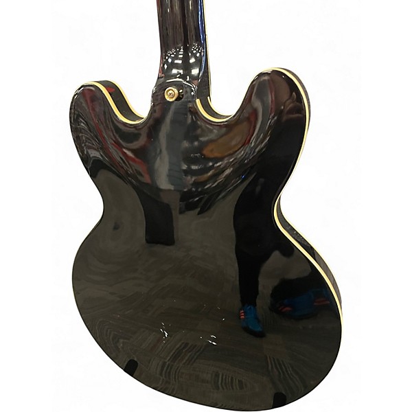 Used Epiphone Sheraton II Black Hollow Body Electric Guitar